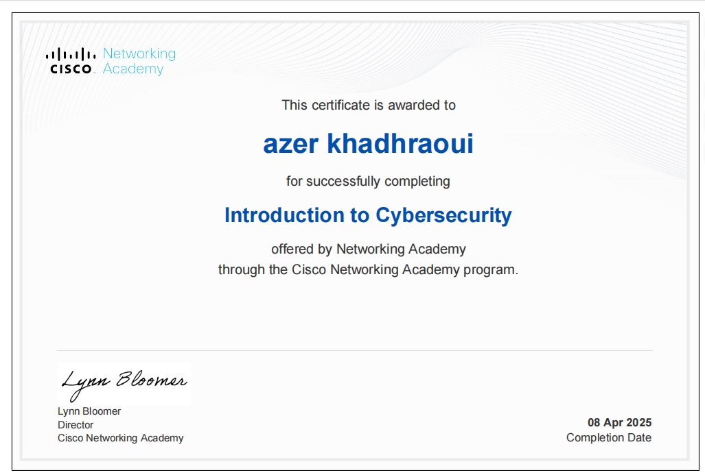 Introduction to Cyber Security