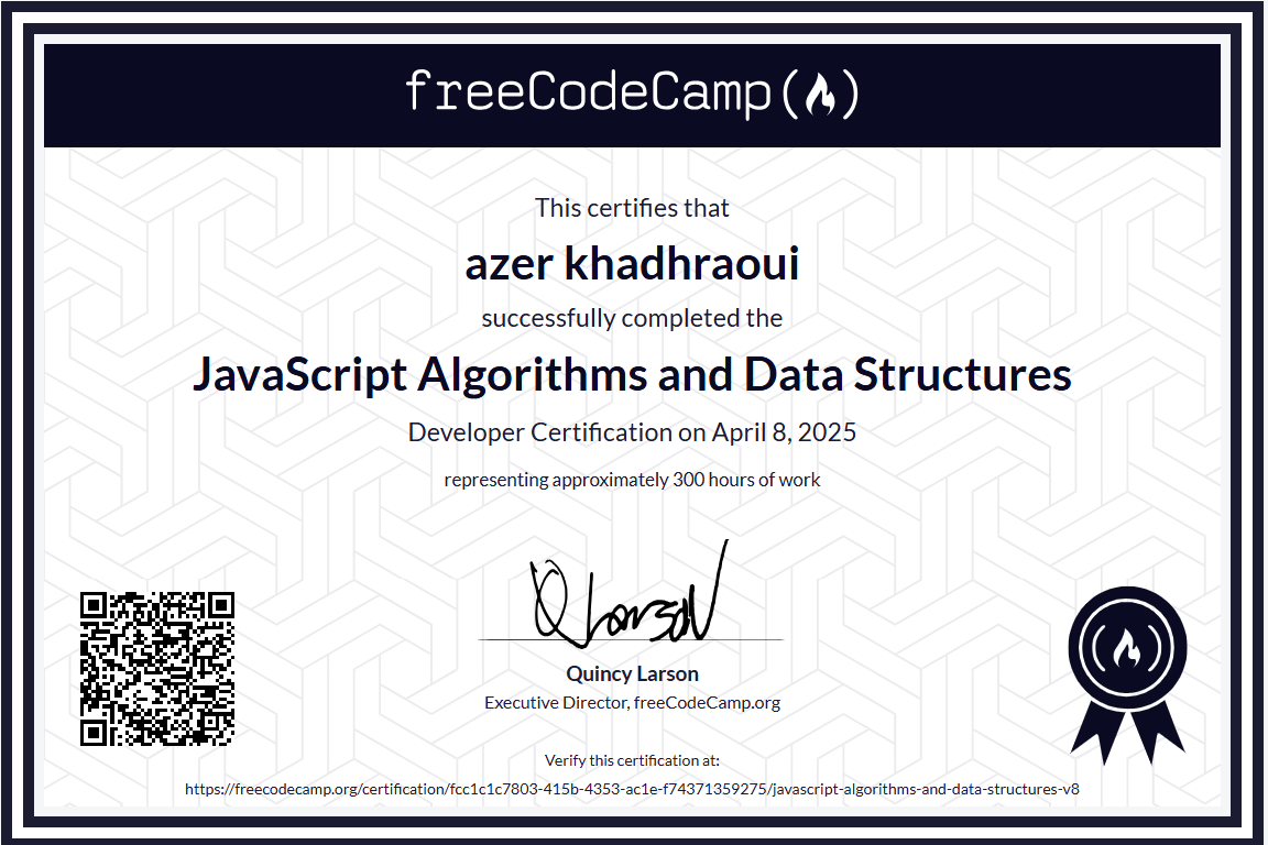 JavaScript Algorithms and Data Structures