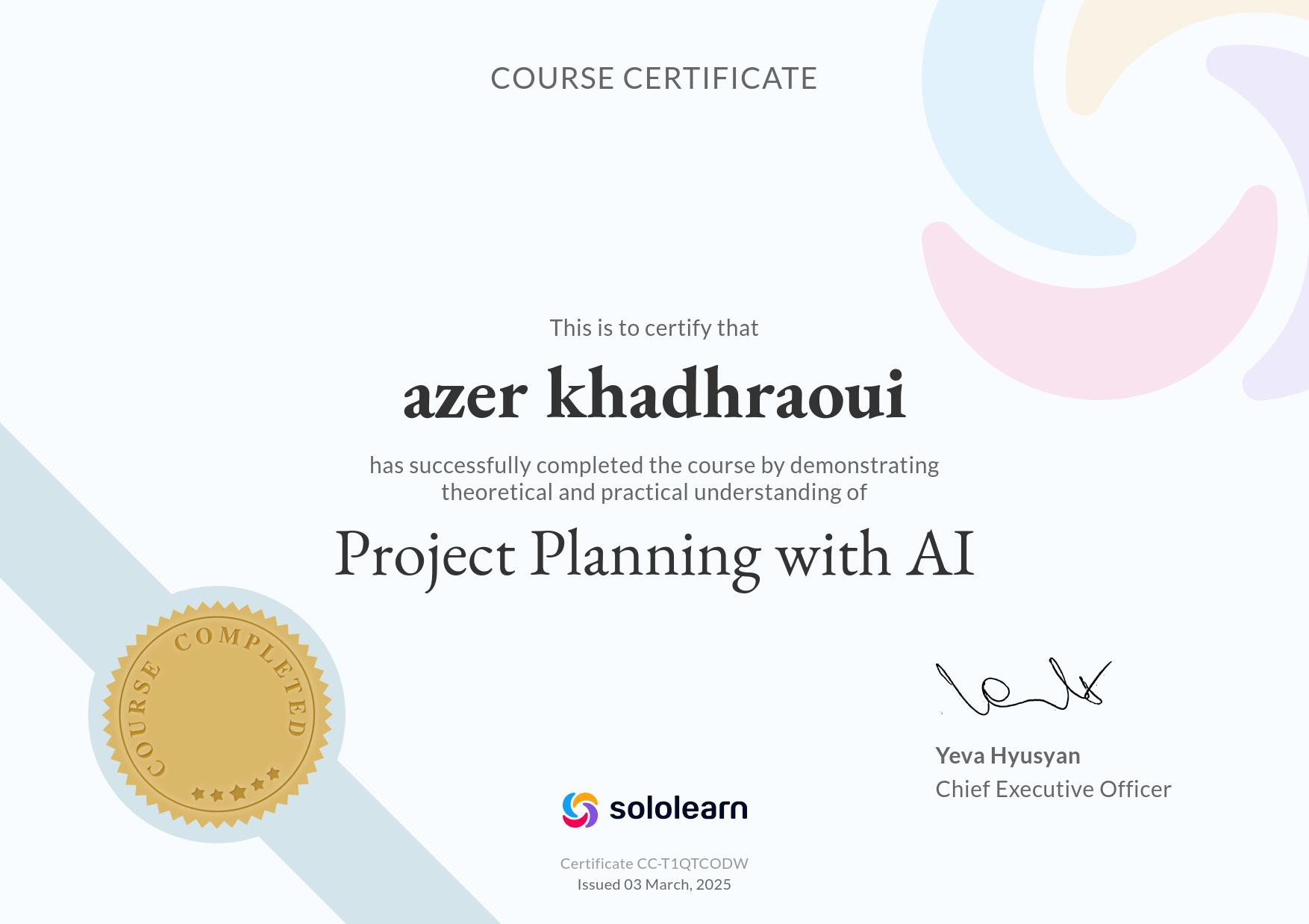 Project Planning with AI
