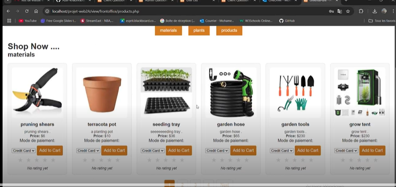 Catalogue de produits