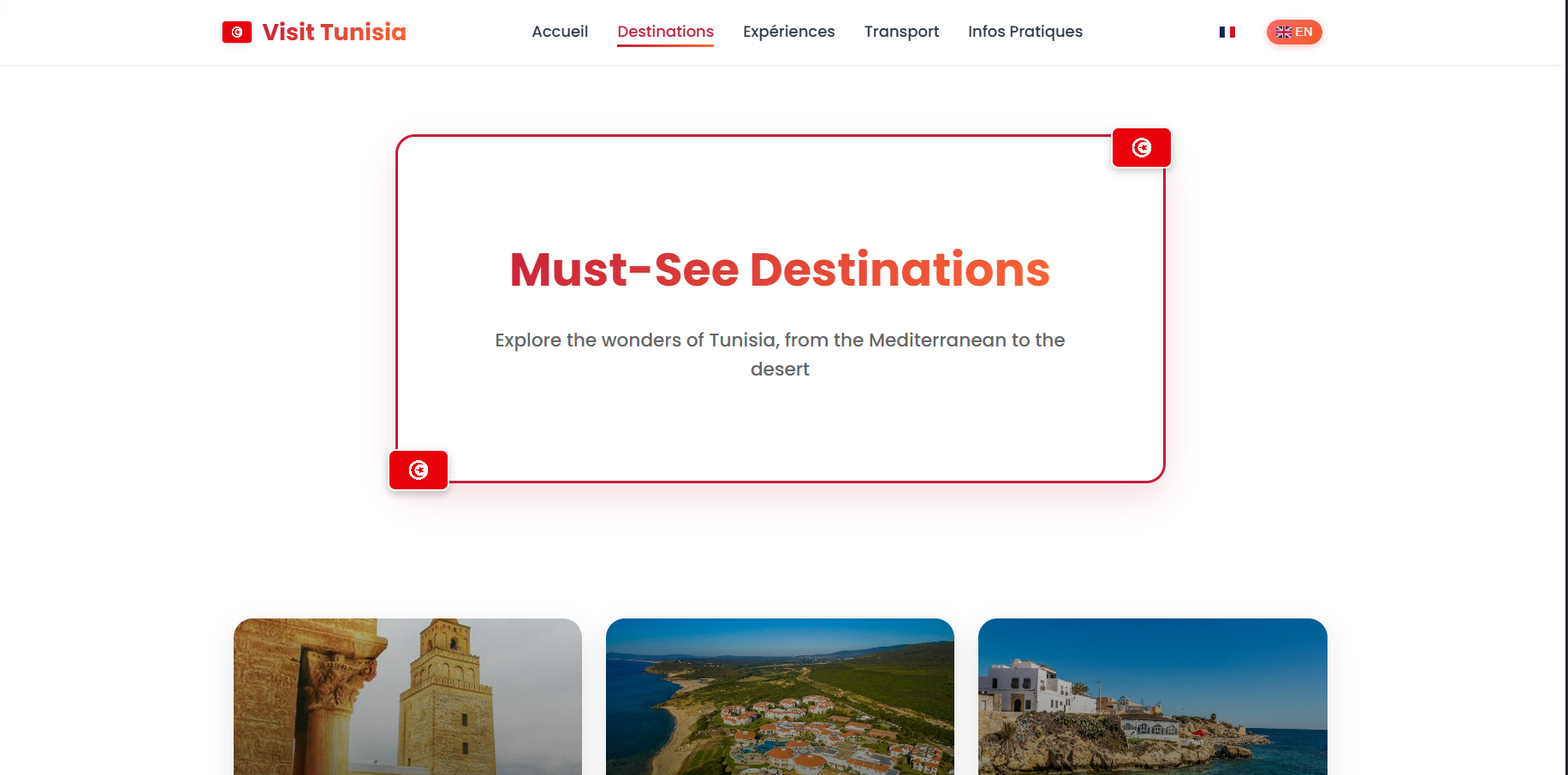 Page destinations